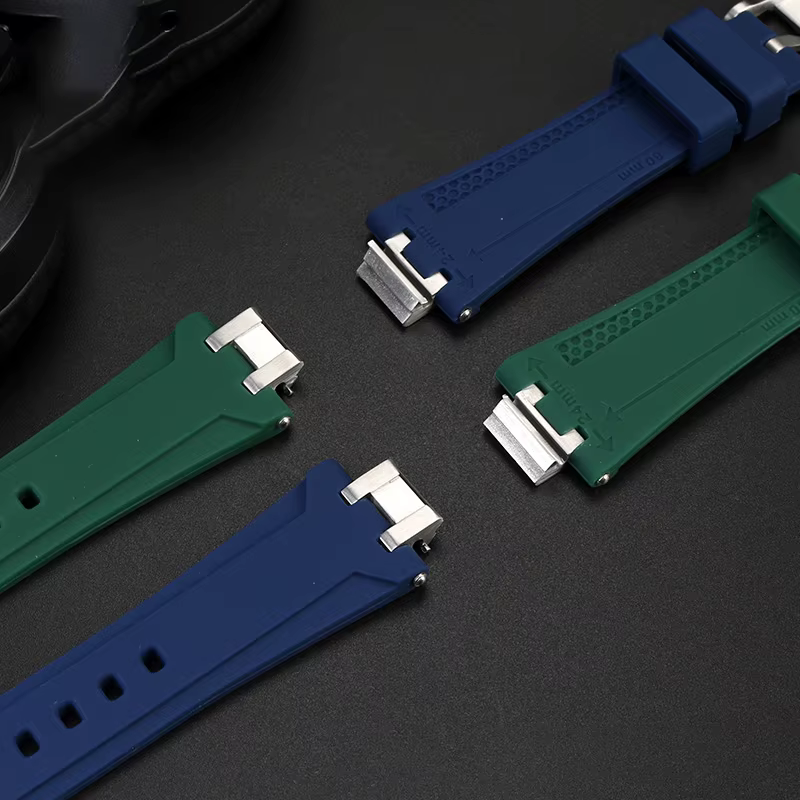 Bracelet de montre en silicone à dégagement rapide