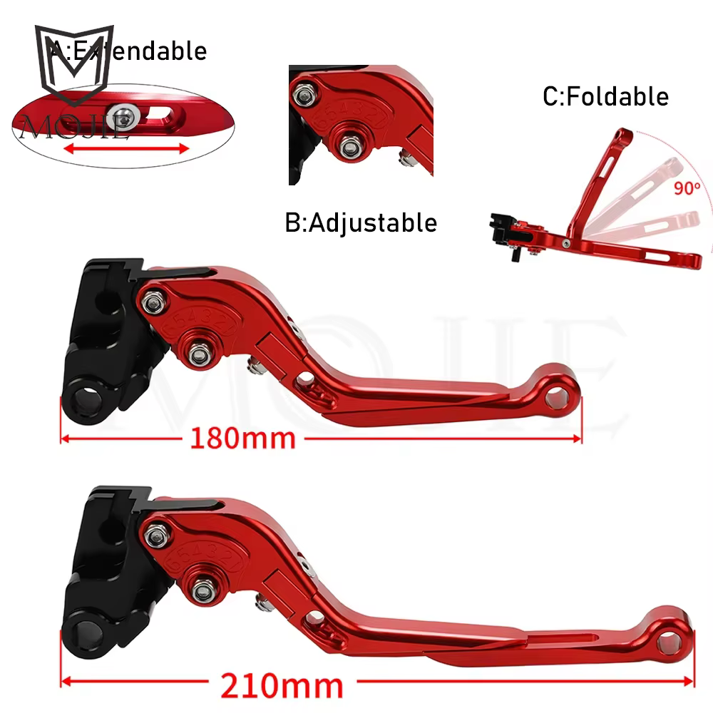 Accessoires de moto T-MAX TMAX 530 poignées de frein extensibles pliantes leviers d'embrayage pour Yamaha TMAX530 2012-2019 T-MAX530 SX DX