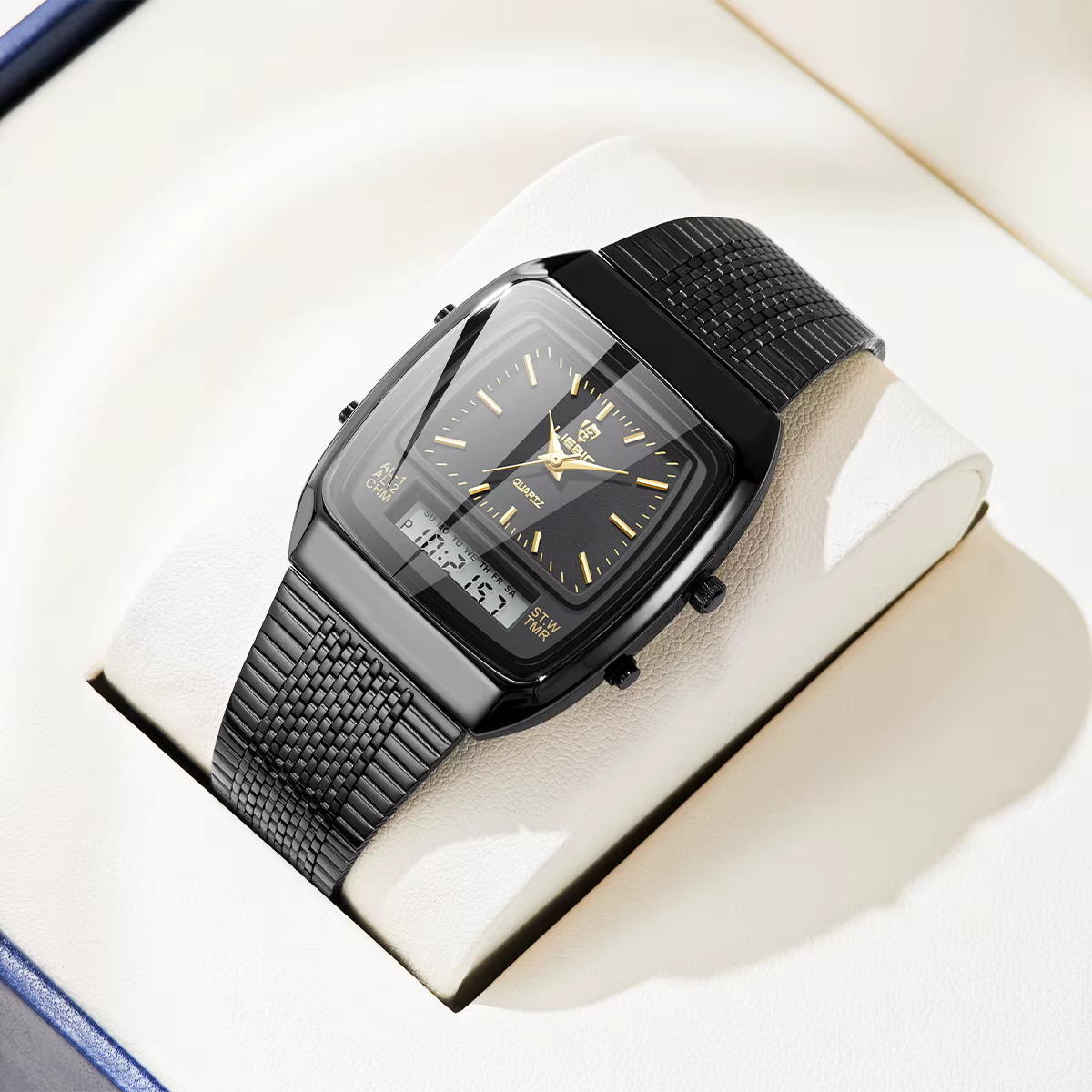 LIEBIG montres à Quartz numériques en plein air pour hommes femmes mode décontracté double affichage temps sport