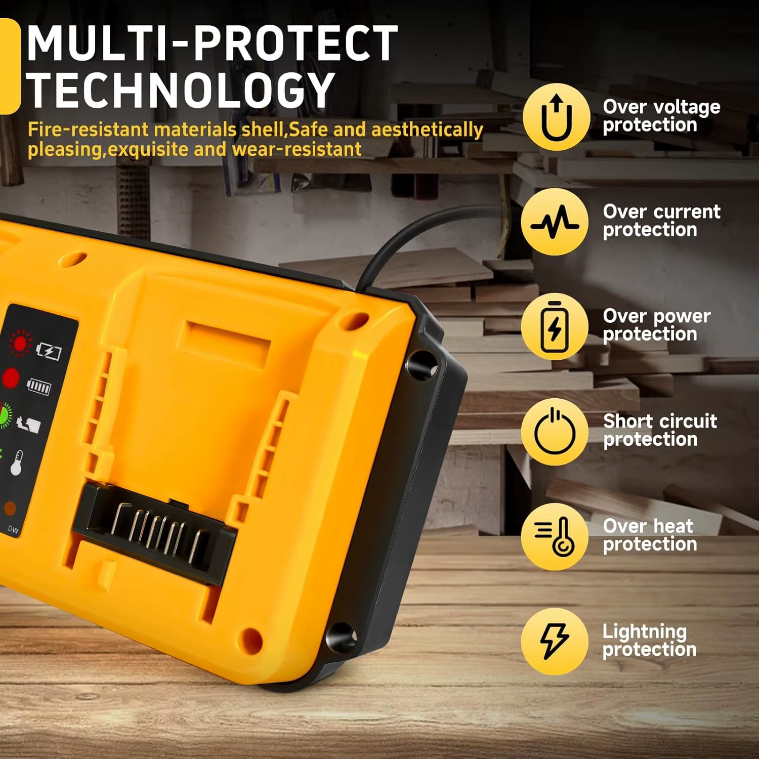 Remplacement rapide du chargeur de batterie double 90W