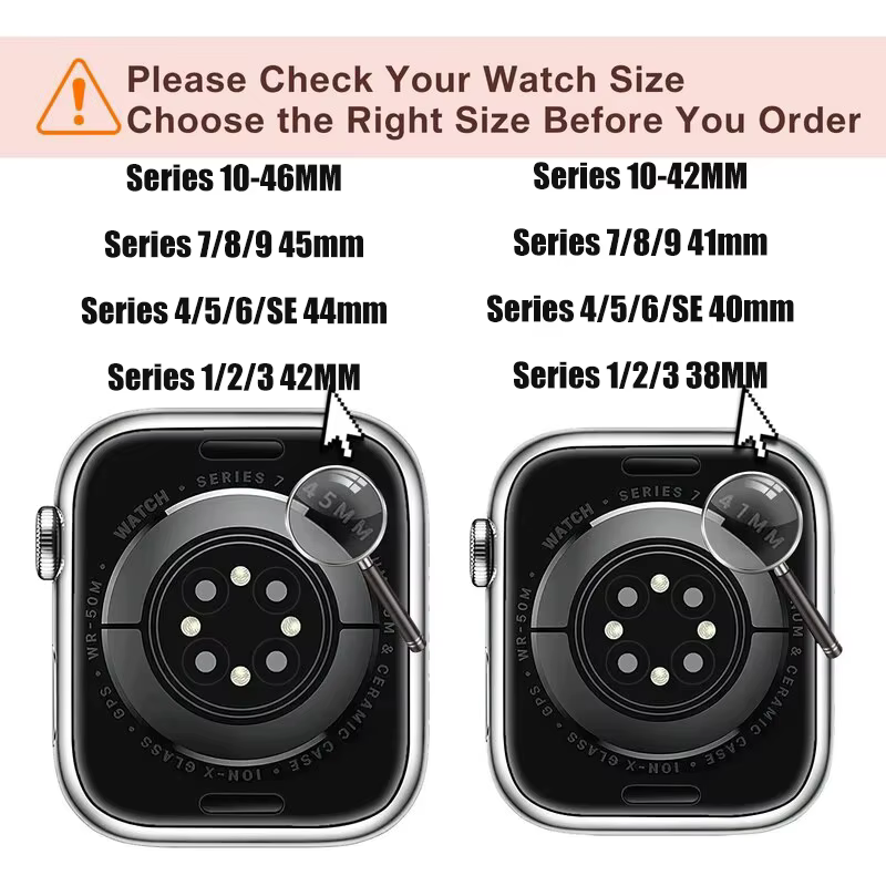 Bracelets gravés en Rose pour Bracelet de montre Apple Ultra2 49mm 45/44mm 38/40/41mm