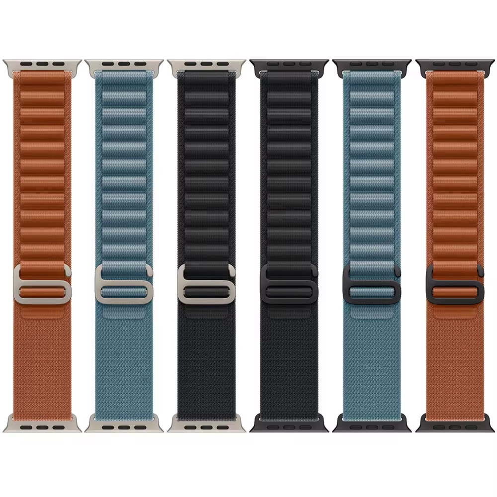 Bucle alpine pour Apple Watch ultra 3 2 bandes 49mm 44mm 40mm 41mm 45mm 42mm 46mm bracelet correa iWatch série 9 8 7 SE