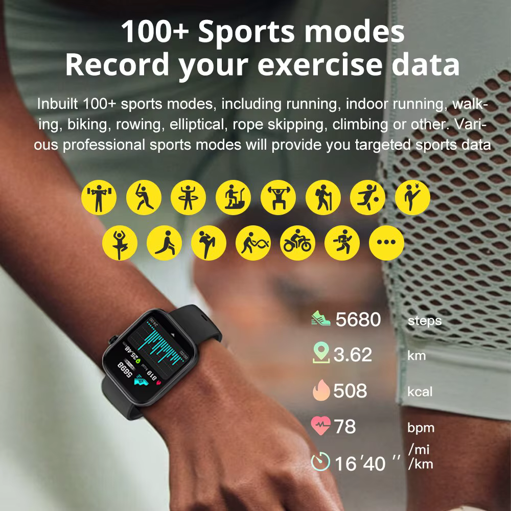 Montre connectée P71 pour les hommes et les femmes