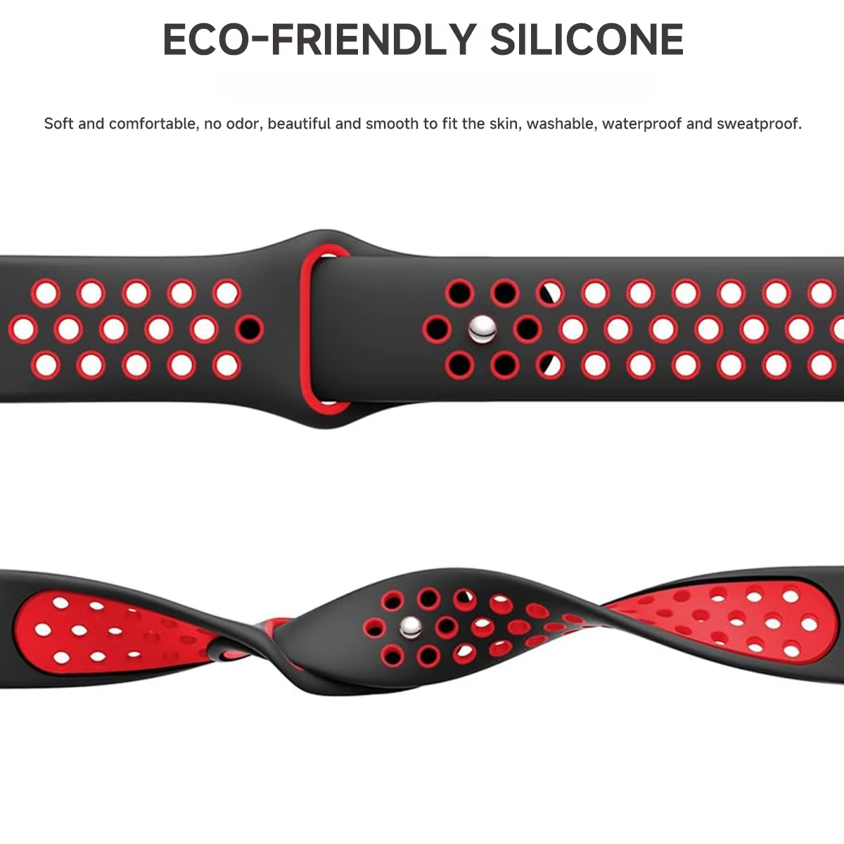 Bracelet en Silicone respirant pour Huami Amazfit t-rex 2
