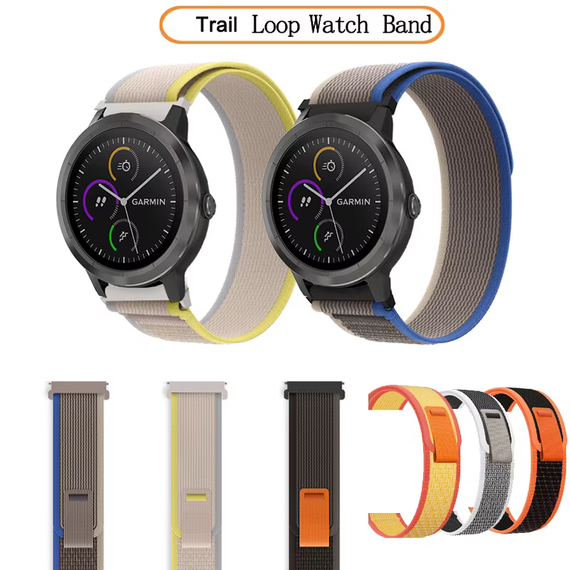 Bracelet de montre en nylon pour Garmin Forerunner