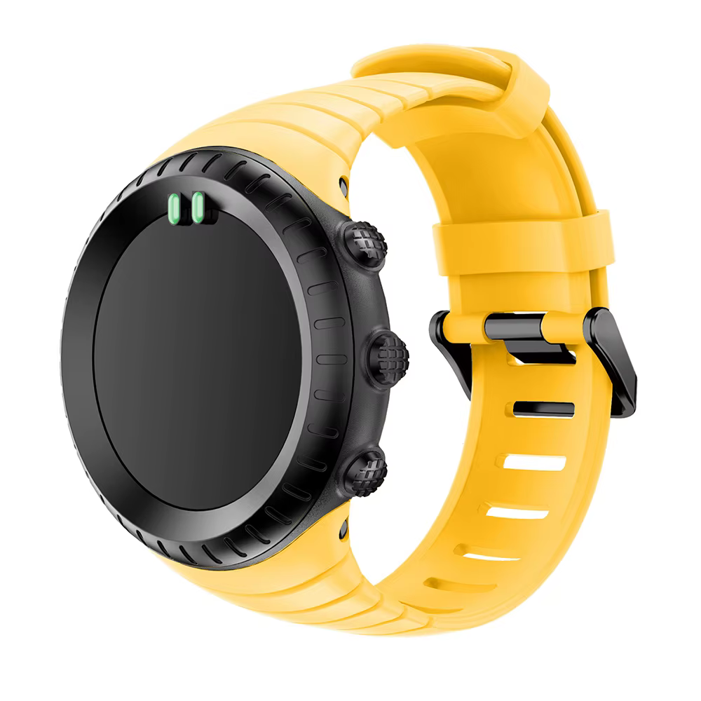 Bracelet pour bracelet de montre Suunto Core avec boucle de couleur noire bracelet en Silicone souple de haute qualité pour Suunto Core
