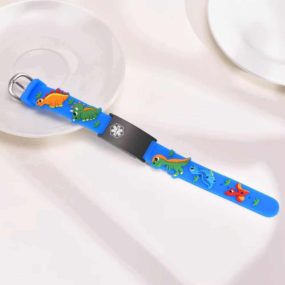 ID de code QR médical personnalisé pour bracelets pour enfants