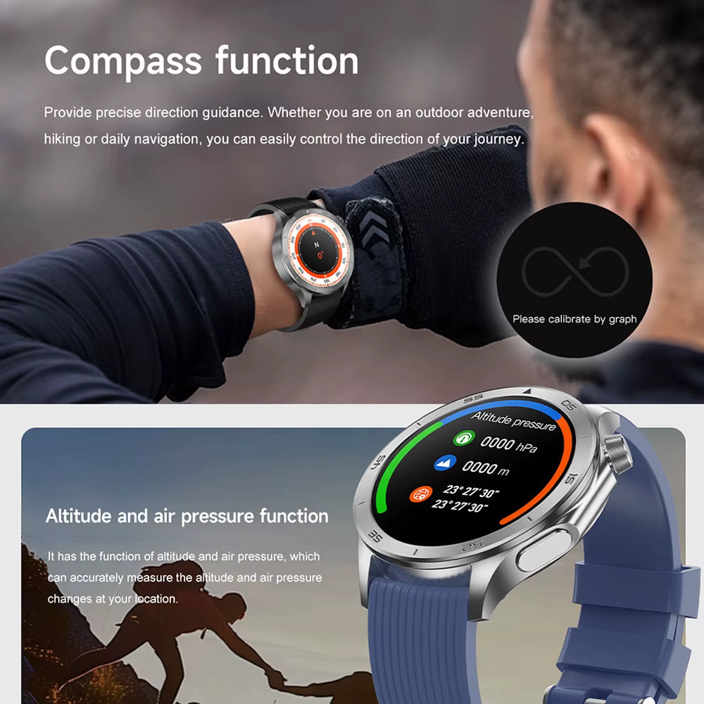 OPPO montre X2 dernière appel Bluetooth Smartwatch hommes GPS NFC surveillance de la santé IP68