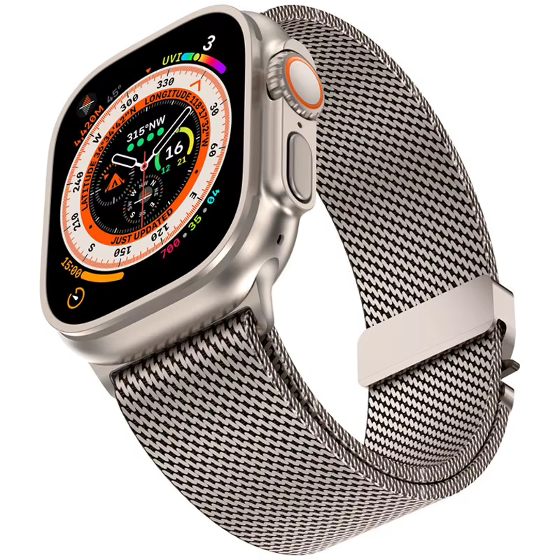 Bracelet officiel en titane 1:1 pour Apple watch Ultra Band 49mm S10 46 42 45 44mm 38 40 41