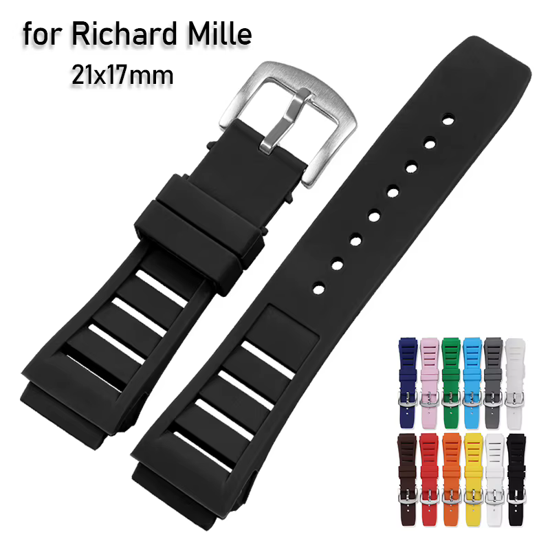 Bracelet en silicone pour montre Richard Mille Thom011