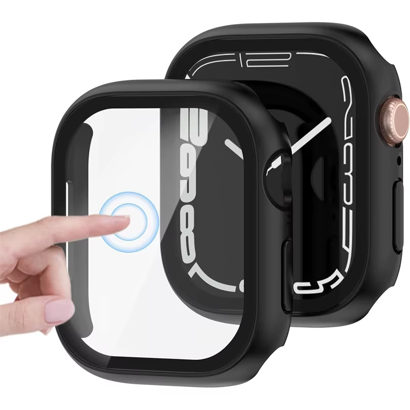 Verre + couvercle pour boîtier de montre Apple 44mm 40mm 38 42 49mm 41mm 45mm 46mm