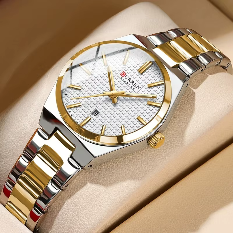 Montre Curren 8439L Luxury Gold Green pour femme