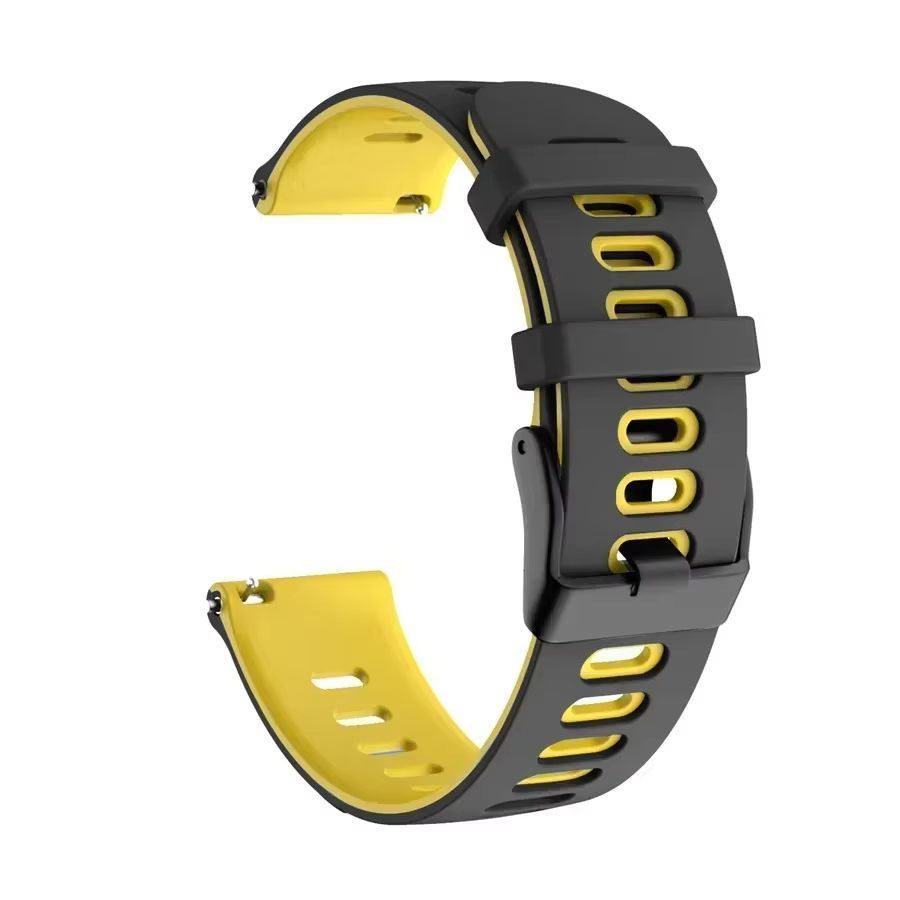 Bracelet en silicone bicolore pour montre connectée Black Shark Run