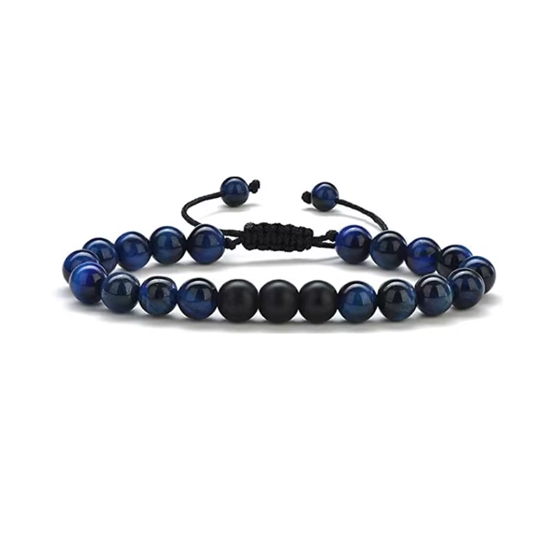 Bracelet œil de tigre pour hommes