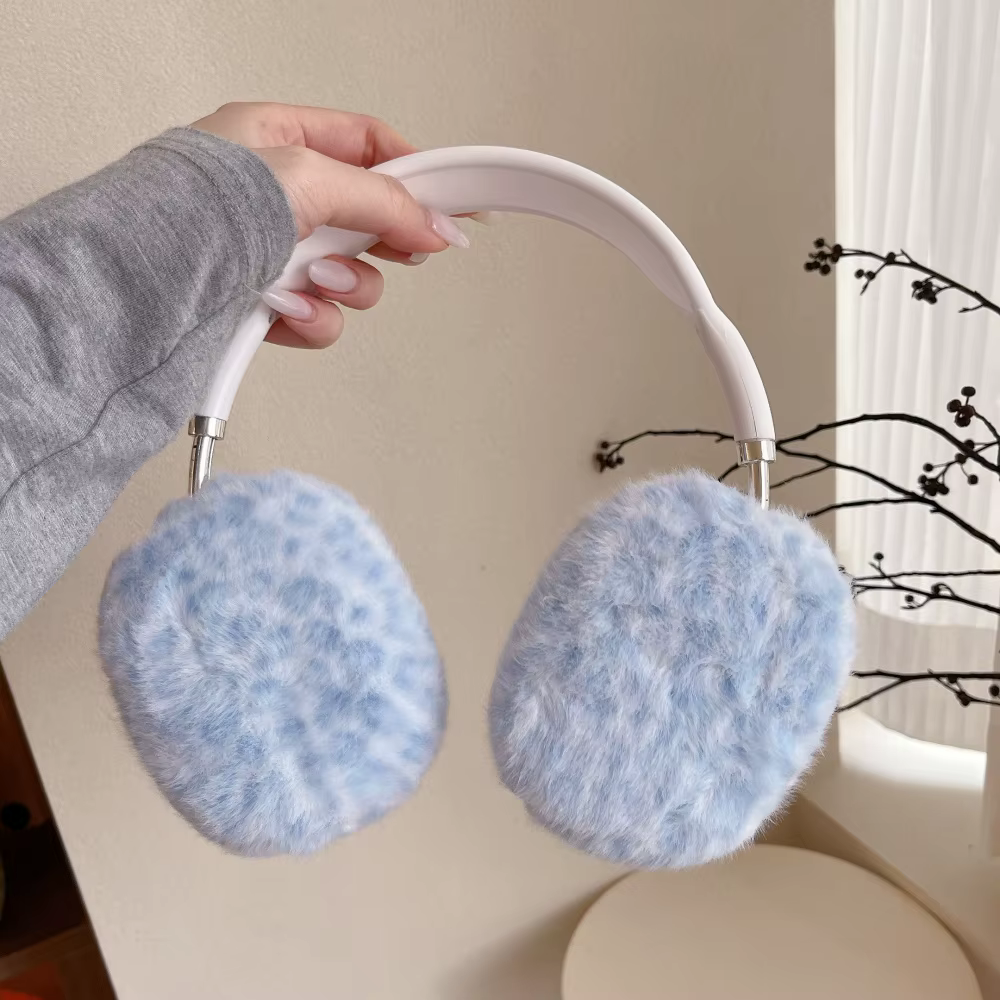 Étui Airpods Max 2 en fourrure pelucheuse