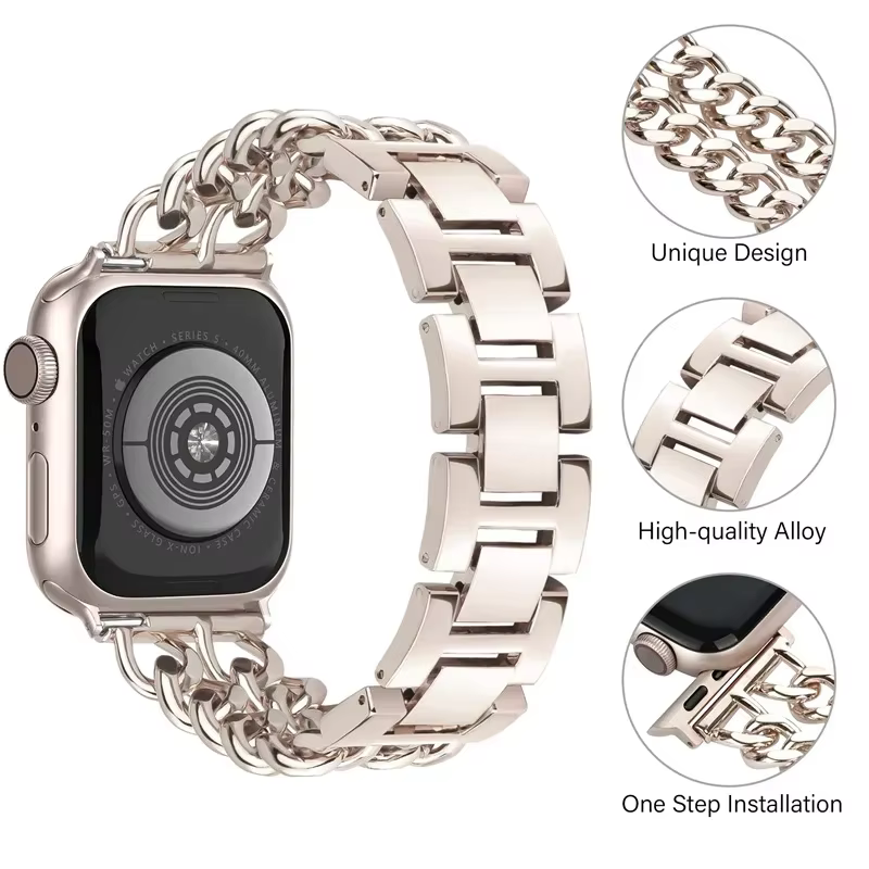 Bracelet à maillons pour Apple Watch