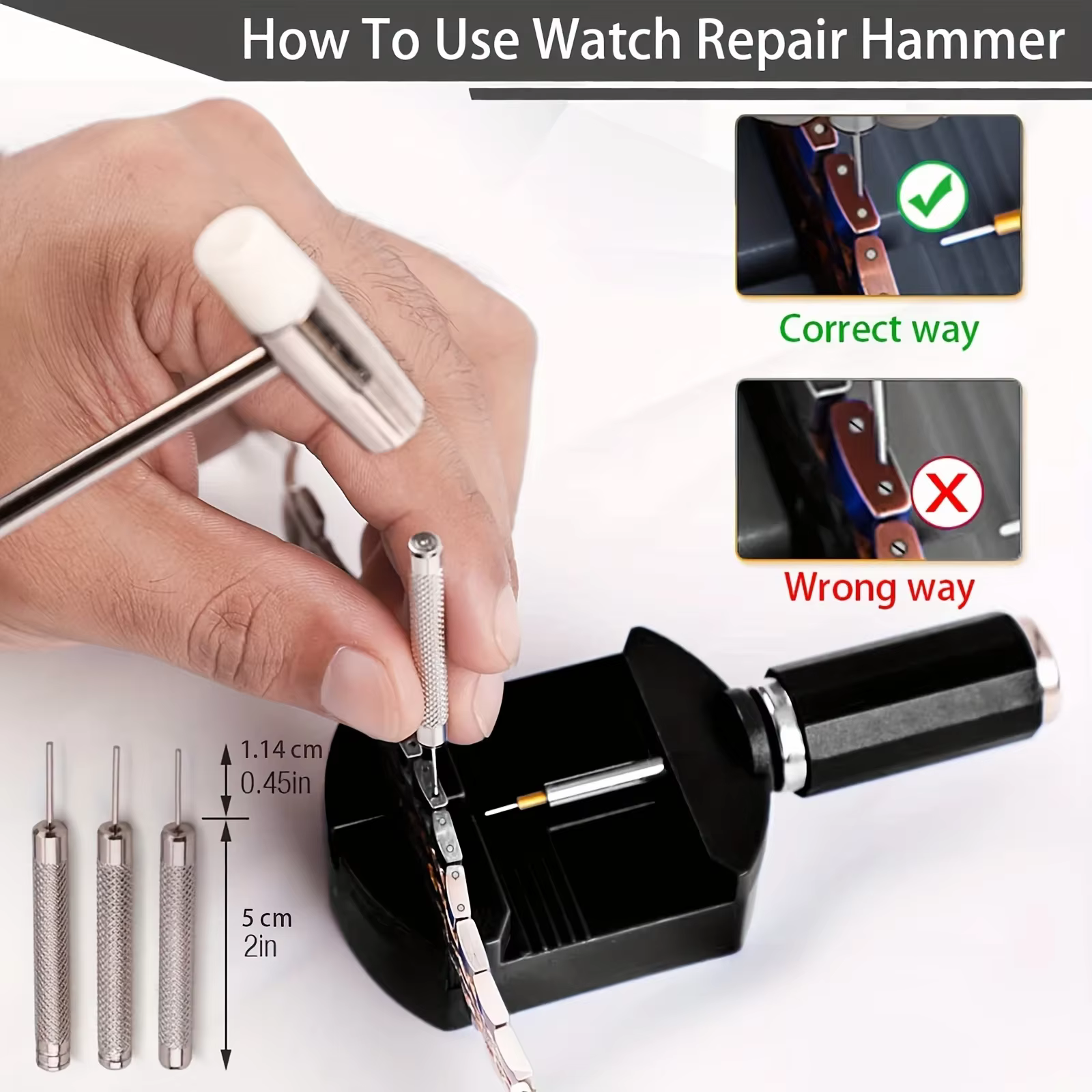 Kit d'outils de retrait de lien de montre