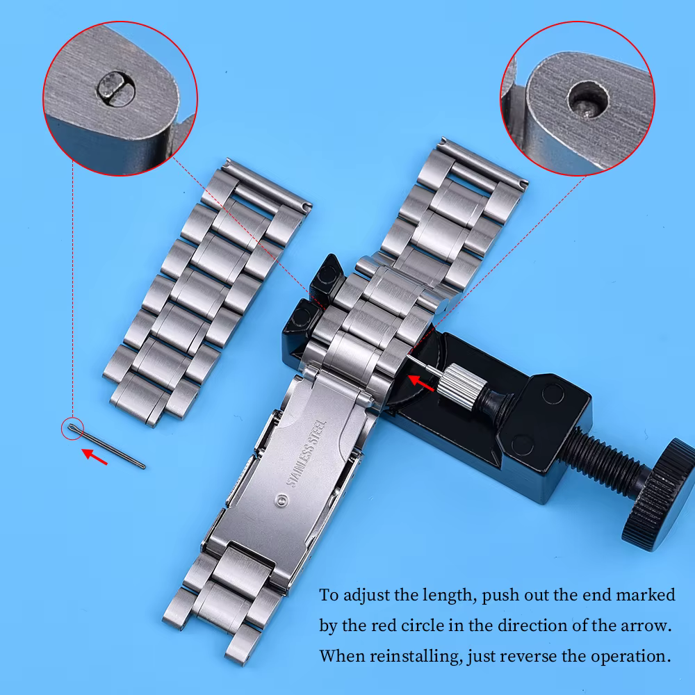 Bracelet de montre en acier inoxydable