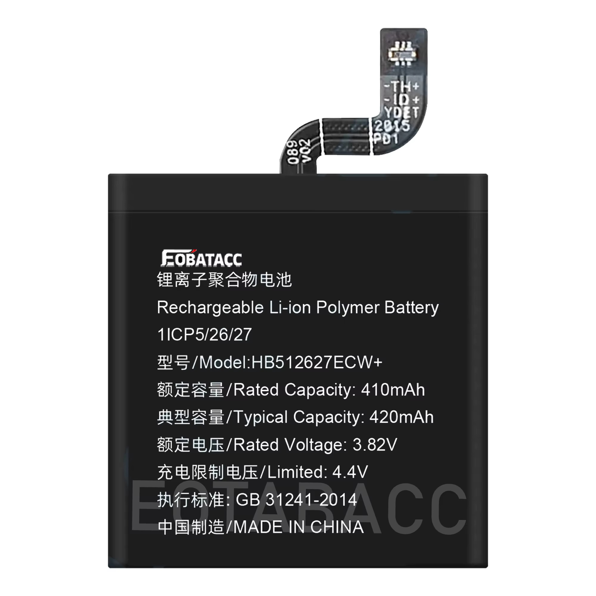 Batterie de montre intelligente 100 % neuve pour Huawei Watch 1/2/2 Pro/GT 46 mm/Magic 1/GT2 46 mm/GT3 42 mm/GT4 46 mm/GS3 + Outils gratuits