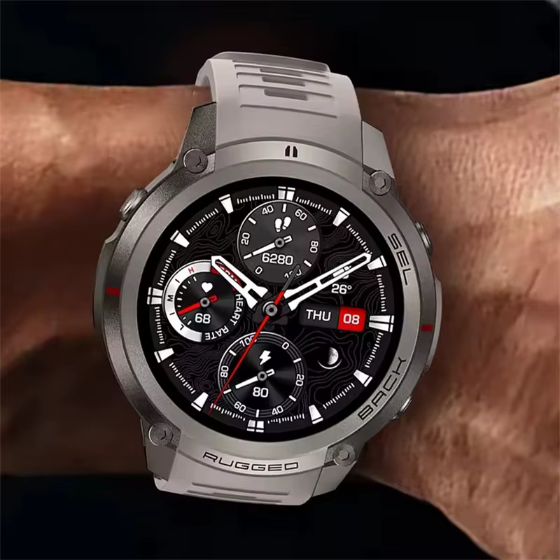 Montre connectée AMOLED avec GPS 6 satellites mondial