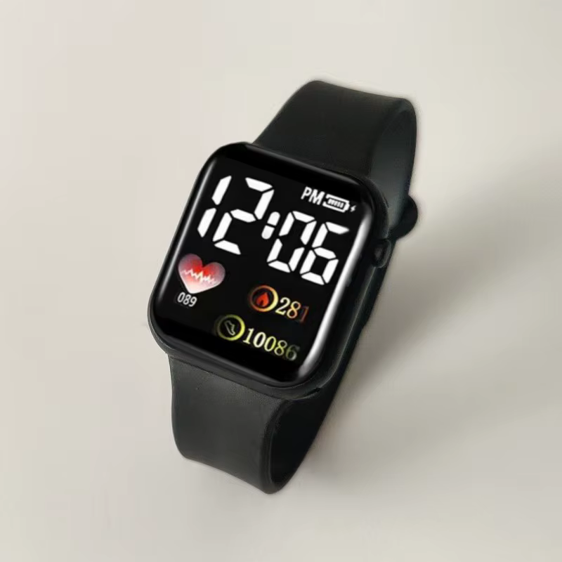 Montres numériques LED pour enfants et adultes