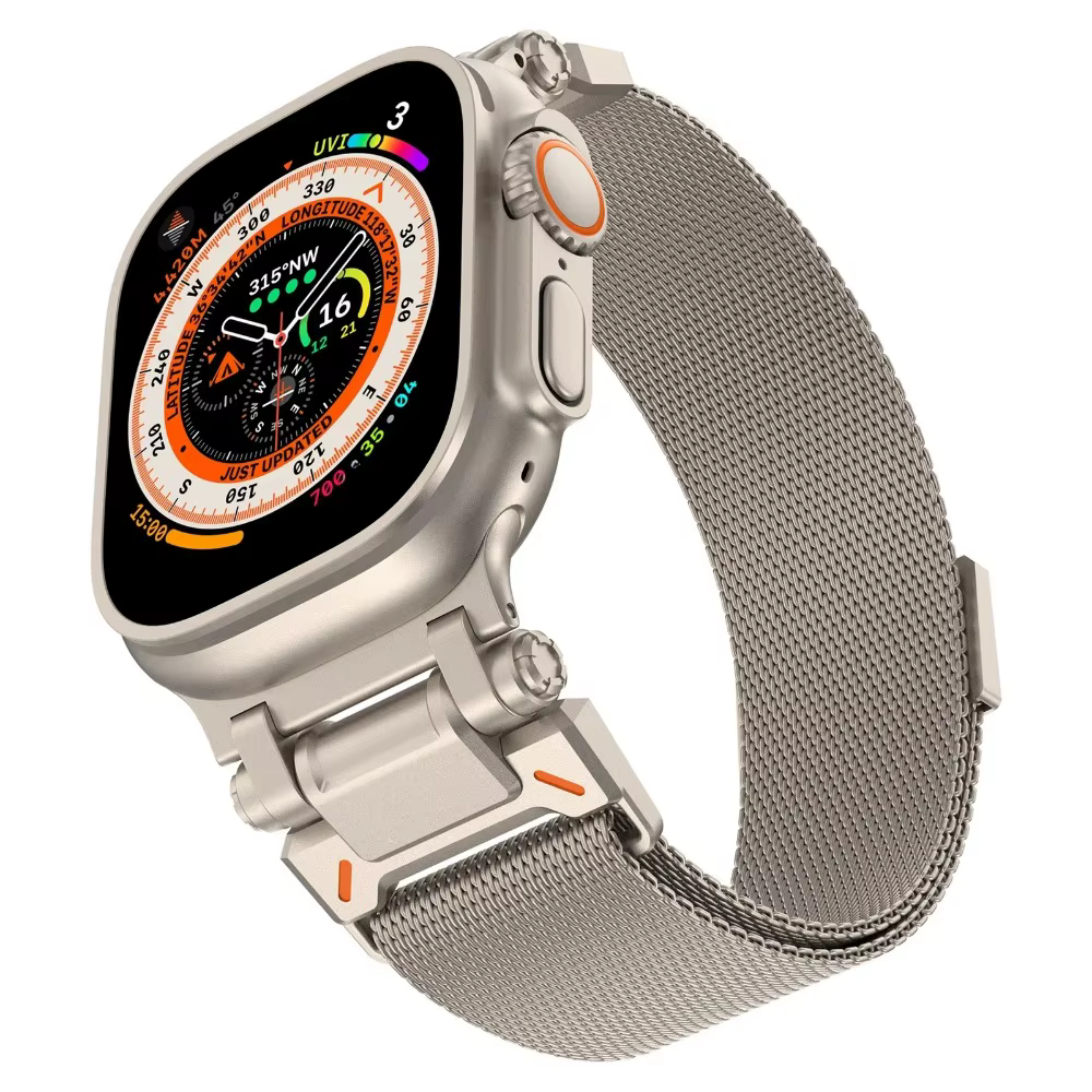 Bracelet milanais magnétique pour Apple Watch Ultra 3 49mm