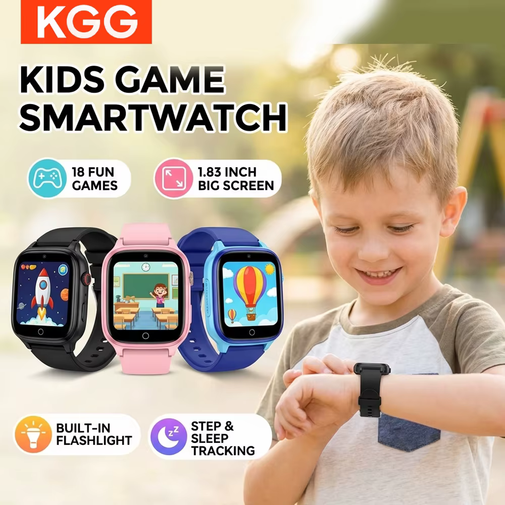 Montre connectée pour enfants avec 18 jeux amusants