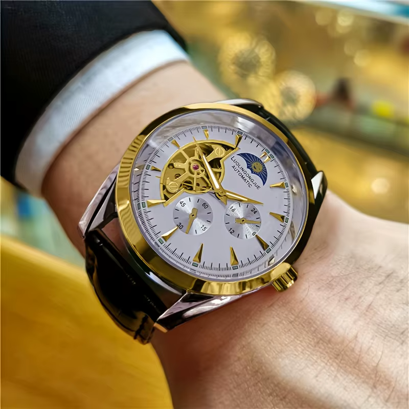 Montre mécanique de luxe haut de gamme pour hommes d'affaires