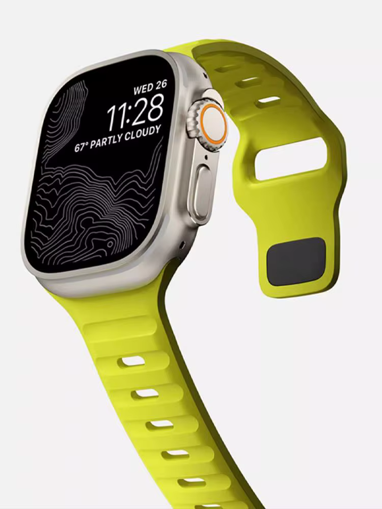 Bracelet sport en silicone pour Apple Watch Band