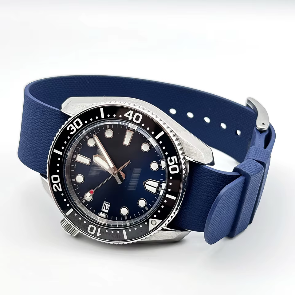 Nouveau bracelet de montre sport en caoutchouc FKM