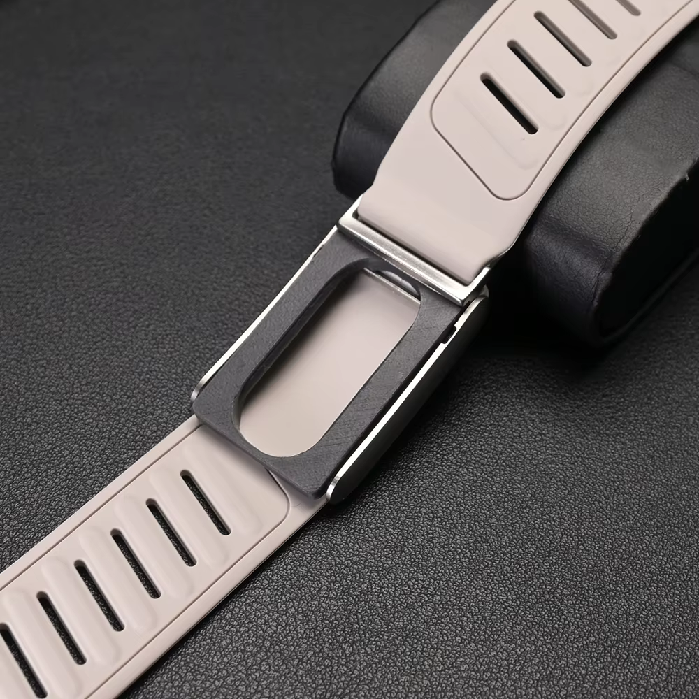 Bracelet de montre en silicone bicolore pour Google Fitbit Air Change To Whoop 5.0
