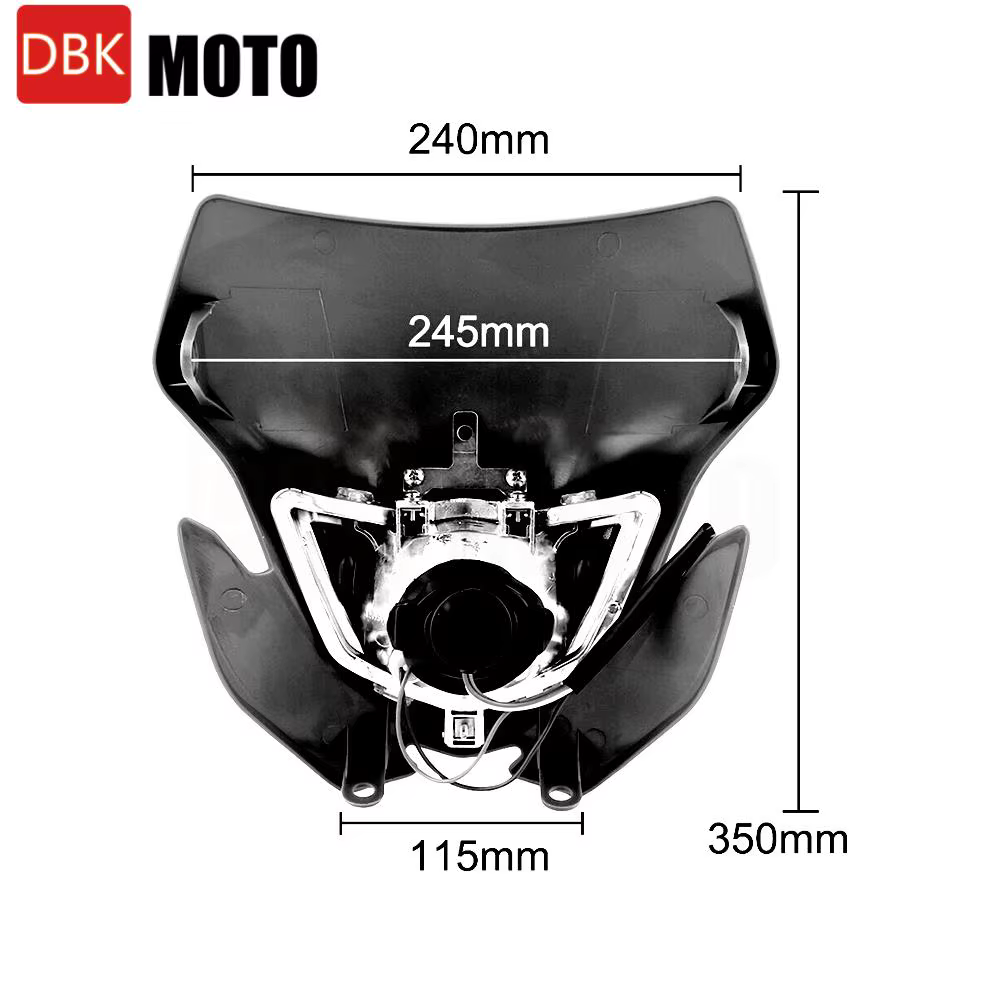 Accessoire de phare de moto, accessoires de phare avant pour Yamaha WRF250 400 426 450 WR250 WR450 YZ YZF TW TTR Enduro