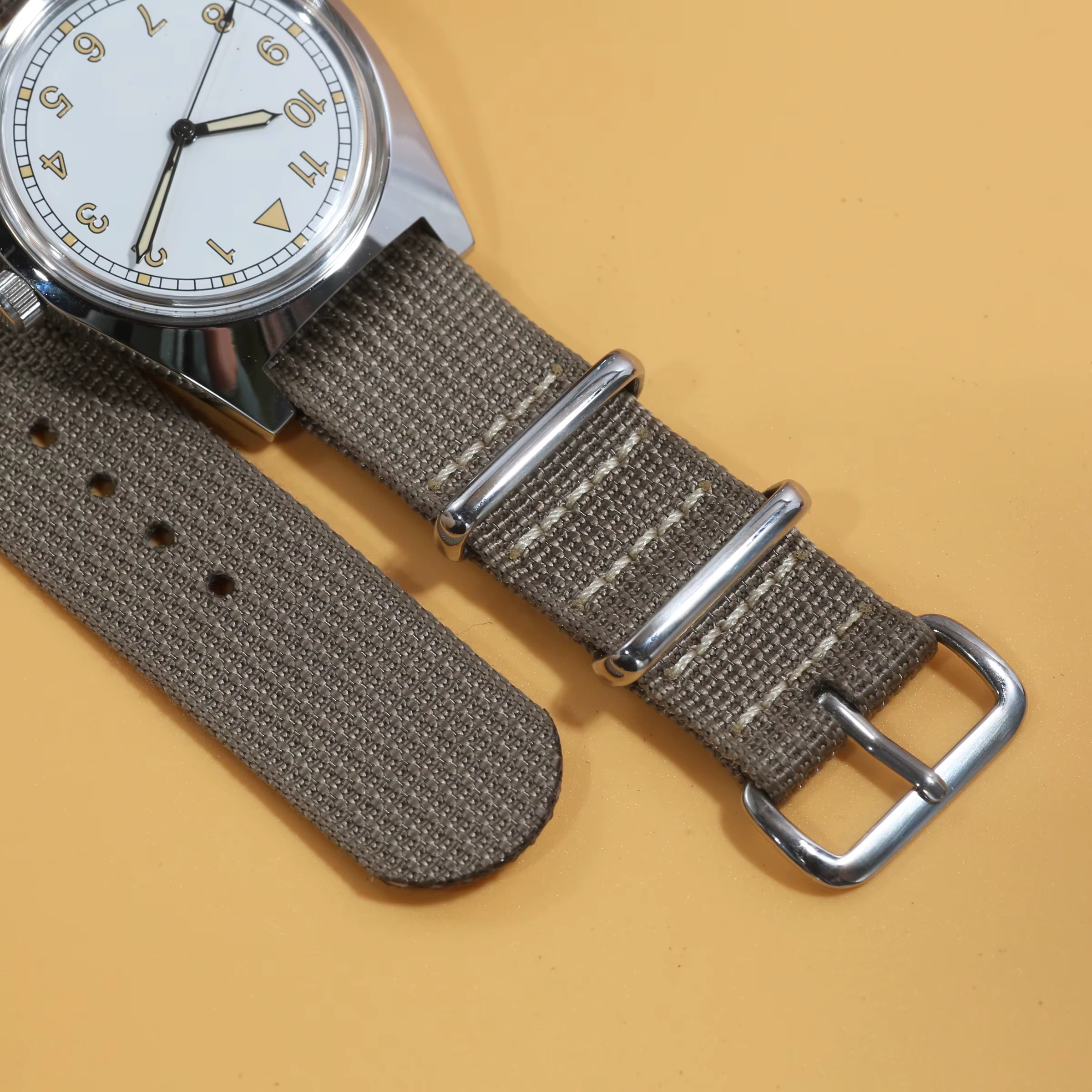 Montre mécanique pilote 7120 – Remontage manuel 36 mm