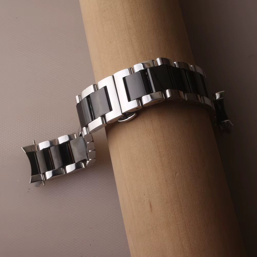 Bracelet de montre en acier inoxydable pour hommes et femmes