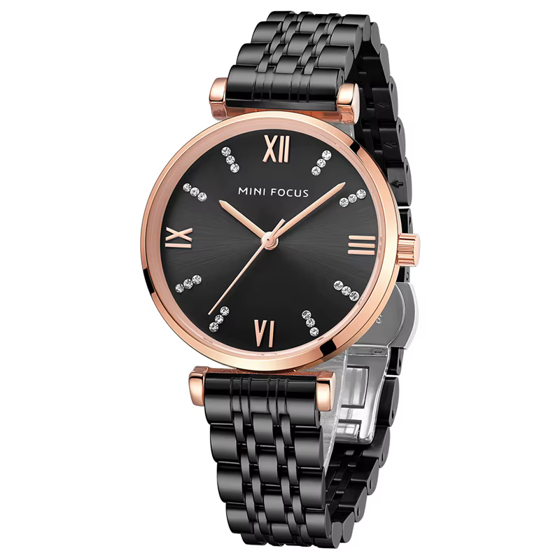 MINI FOCUS-Montre de Luxe à Cadran Diamants pour Femme