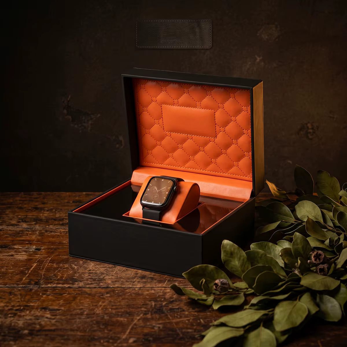 Boîte à montre de luxe en cuir PU