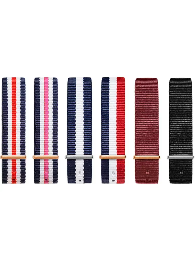Bracelets de montre en nylon respirant pour hommes et femmes