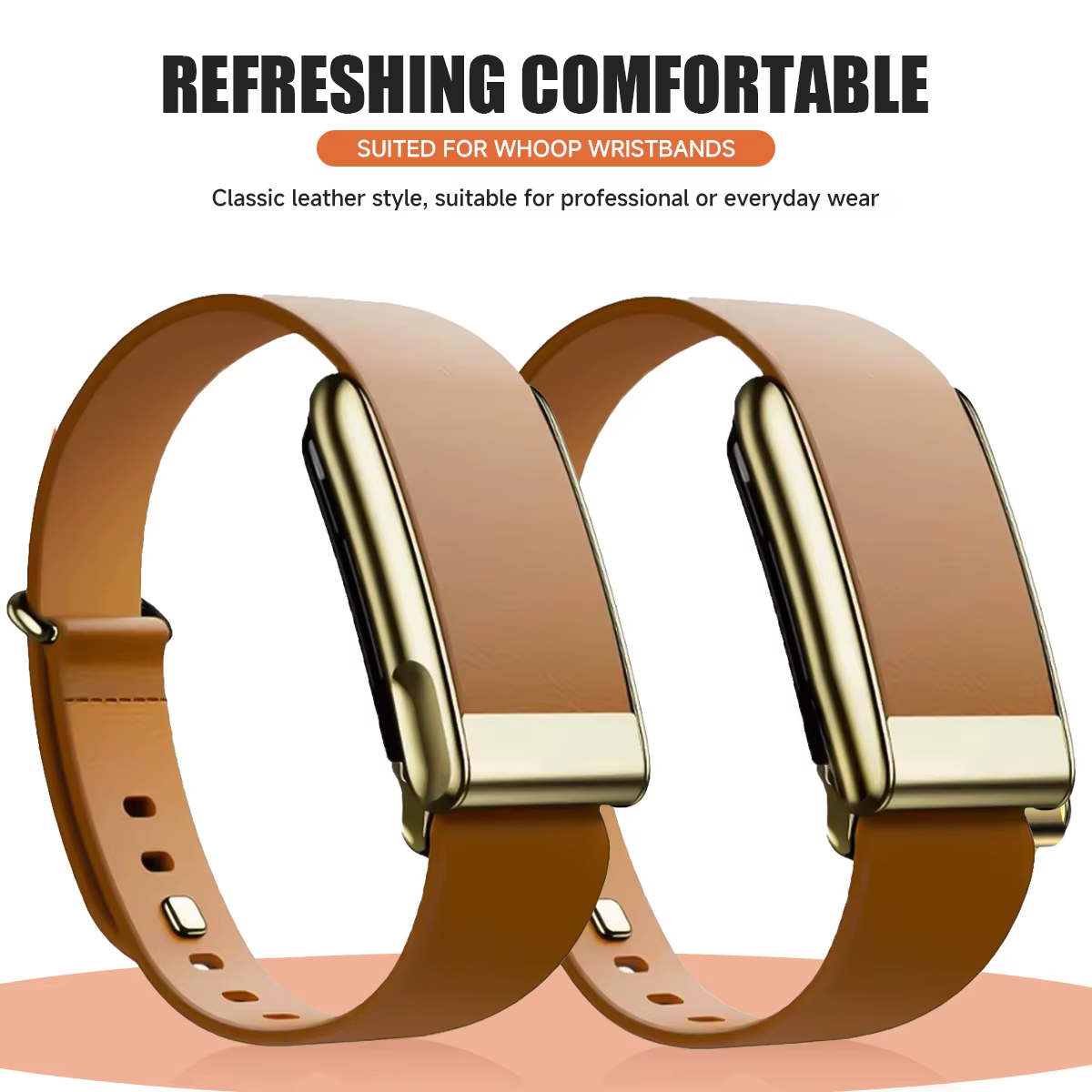 Bracelet en cuir souple pour Whoop 5.0/Whoop 5.0 MG