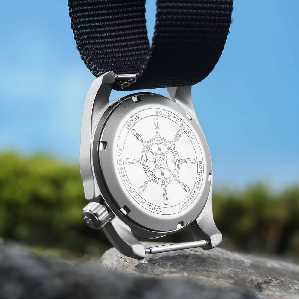 BODERRY montres de terrain pour hommes titane automatique pour Seiko montre-bracelet de plongée de marque supérieure