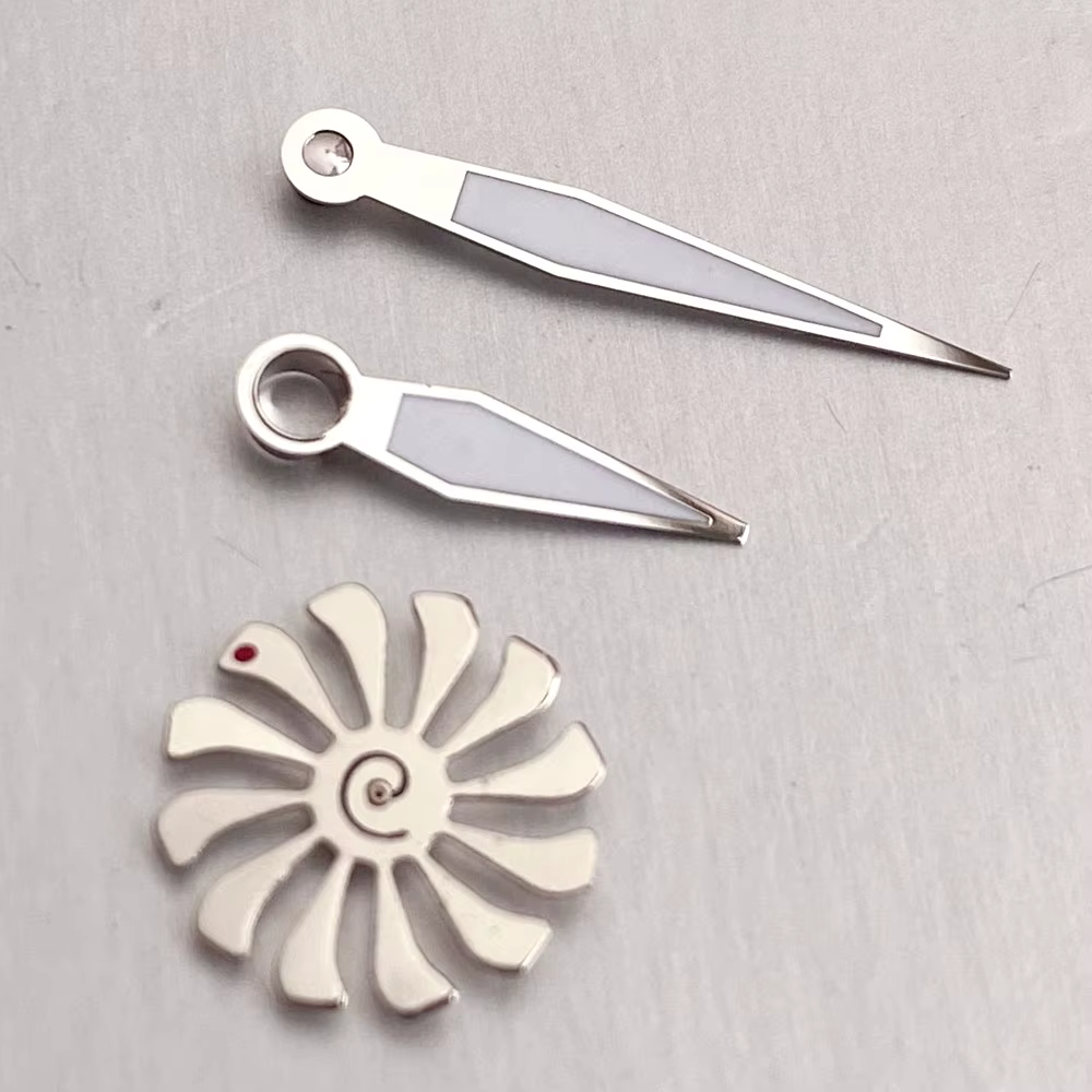 Aiguilles de montre Tandorio neuves 6498 pour mouvement ETA 6498 ST3621