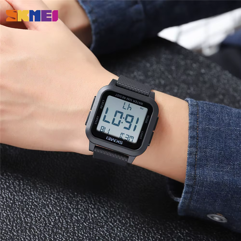 SKMEI 1894 montre militaire étanche pour hommes électronique antichoc numérique sport