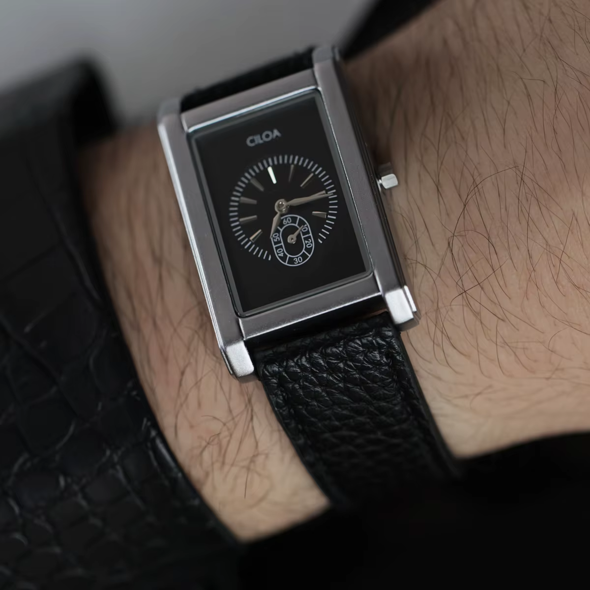 CILOAtank carré haute qualité montre hommes marque véritable cadeau rétro affaires hommes 2025 nouvelle étanche lumière luxe montre pour hommes