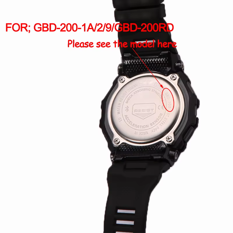Bracelet de montre GBD200 pour Casio G-Squad GBD-200-1A GBD-200RD-4