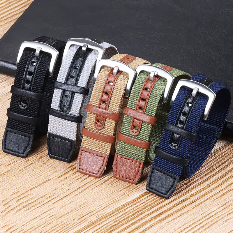 Bracelet de montre en toile de nylon