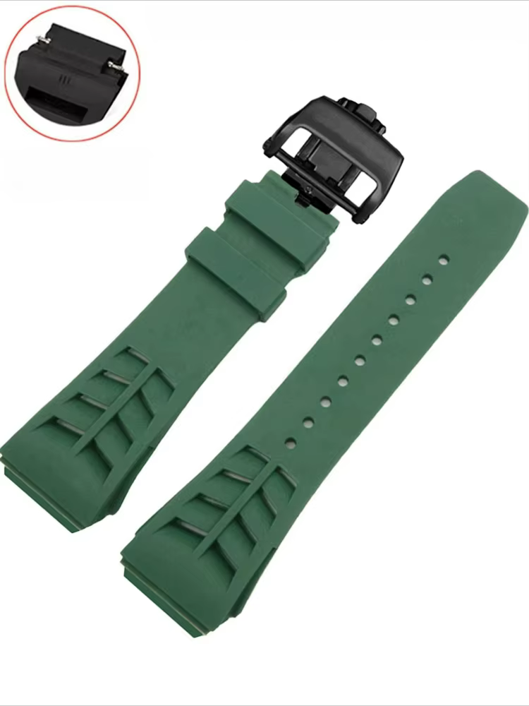 Bracelet de montre en caoutchouc pour la série Richard MILLE