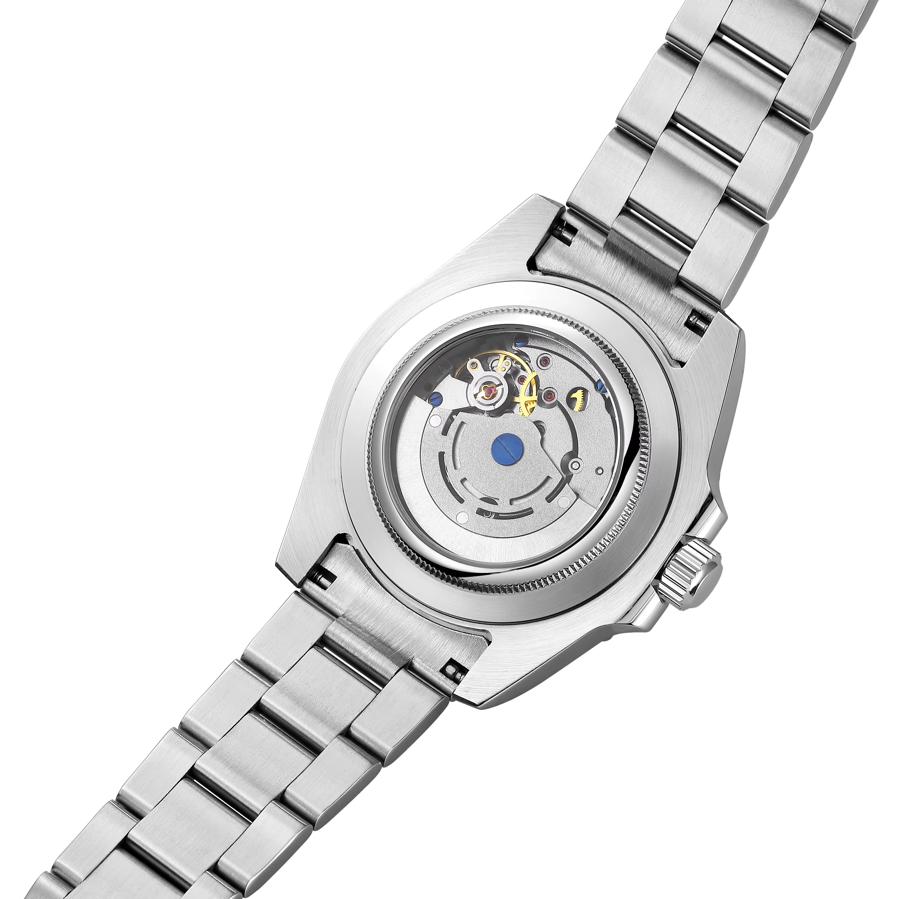Nouvelle Montre Automatique pour Homme 2026 Tiger Iron GMT Super Lumineuse Étanche 10 ATM Affichage du Calendrier Design Unique