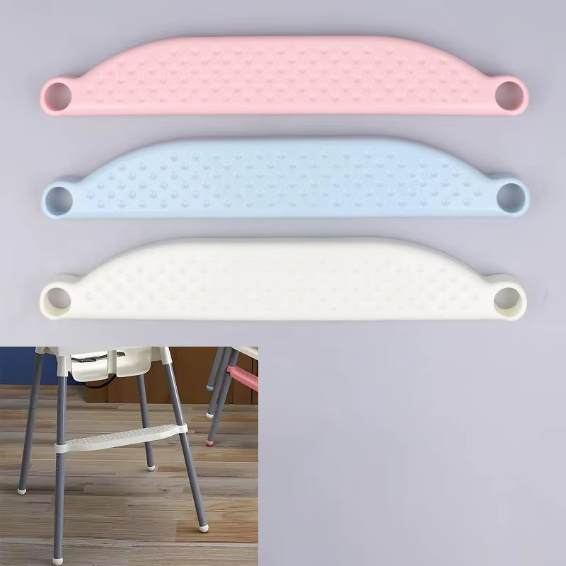 Accessoire de soutien en hauteur réglable, repose-pieds antidérapant pour chaise haute bébé