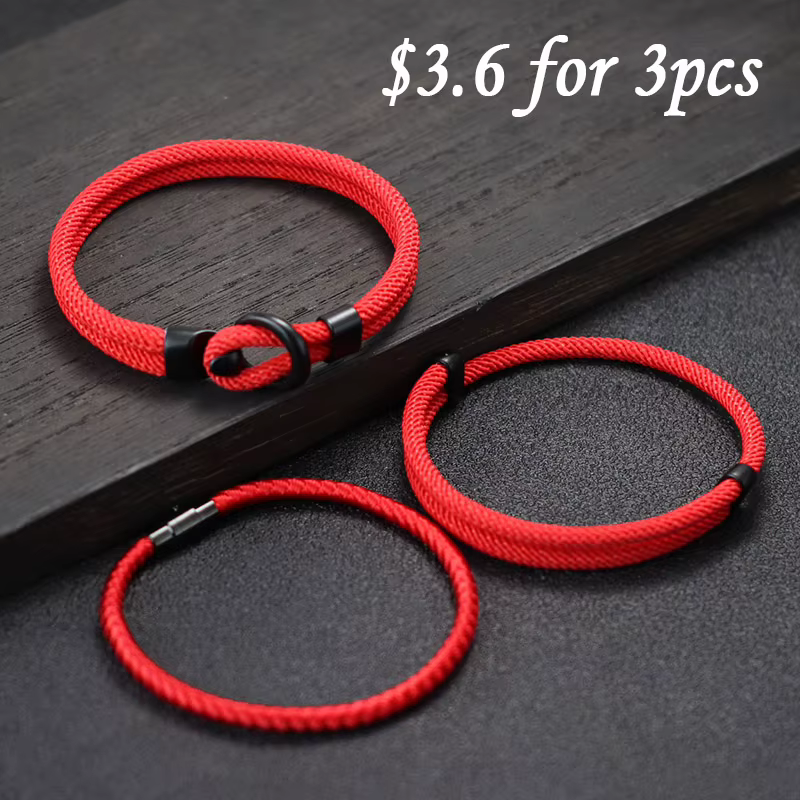 Ensemble de bracelets porte-bonheur pour hommes