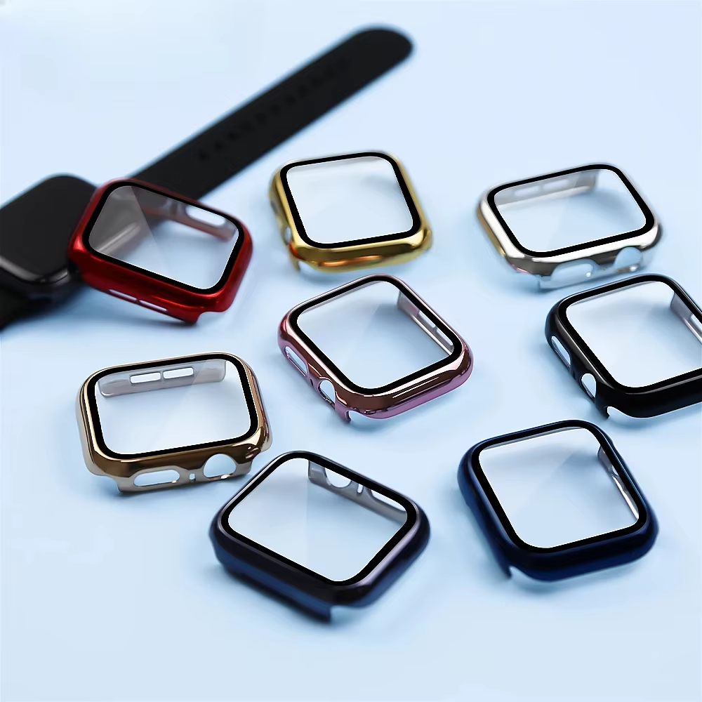 Coque en verre plaqué pour Apple Watch Series 9