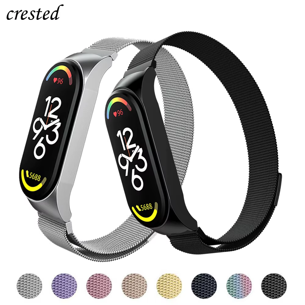 Bracelet milanais pour Xiaomi Mi Band 8